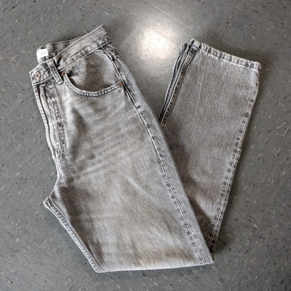 Zara Men's Light Gray Straight Jeans